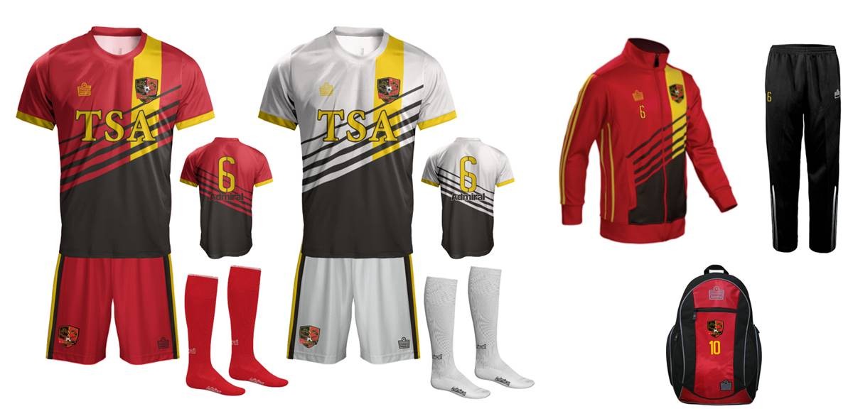 Admiral Custom Soccer Kits